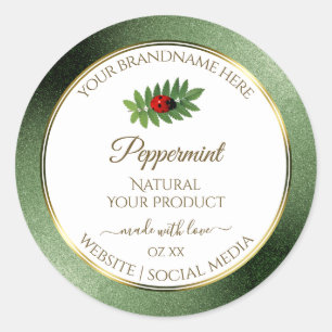 Ladybug de la etiqueta de producto "Green Purpurin