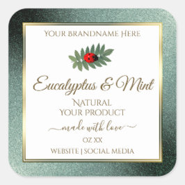 Ladybug de las etiquetas blancas del Purpurina Ver