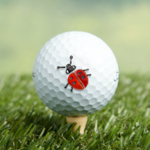 Ladybug encantador | Bolas de golf