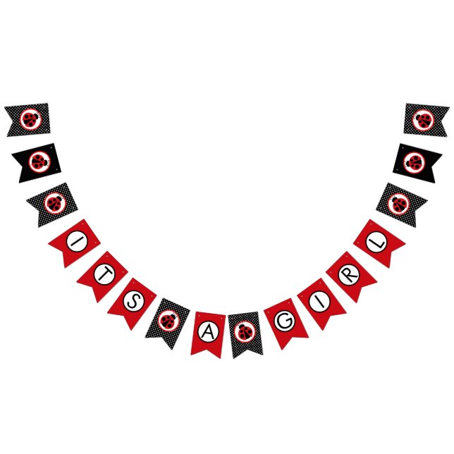 Ladybug Es un cartel colgante de Baby Shower Chica (Todo)