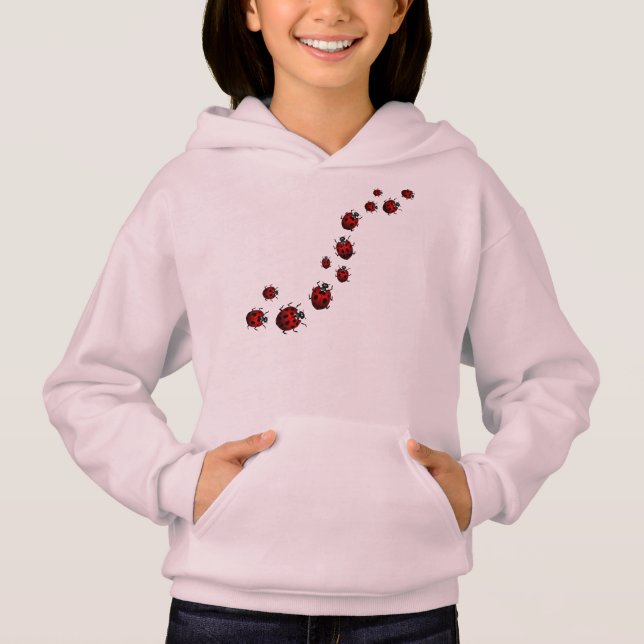 Ladybug Hoodie Chica Ladybug Hoodie Shire & Gifts (Anverso)
