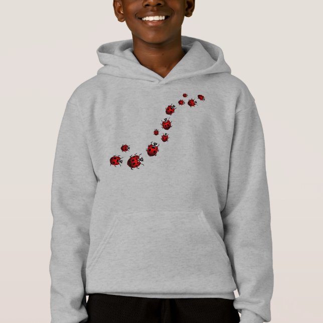 Ladybug Hoodie Kid's Ladybug Hoodie Camisetas y re (Anverso)