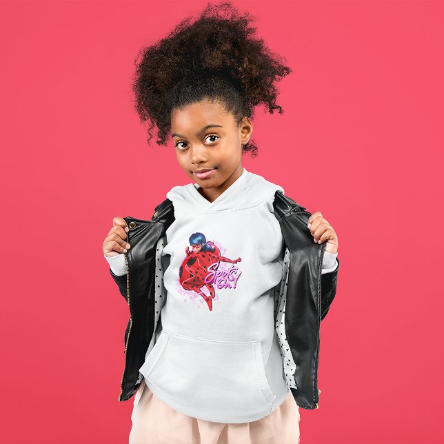 Ladybug milagroso | Puntos En Gráfico (Kid wearing hoodie)