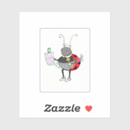 Ladybug Nurse Pegatina