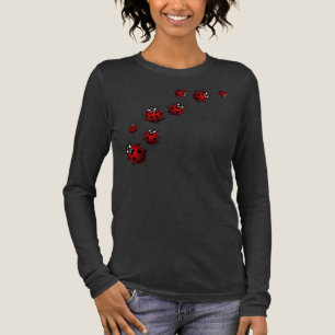 Ladybug Ringer Shirt de la camisa de la mariquita