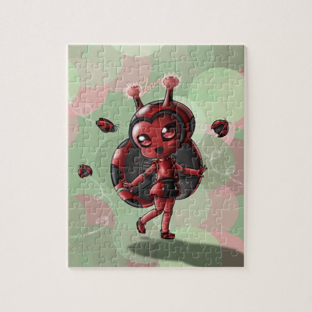 Ladybug Robot Chica Puzzle (Vertical)