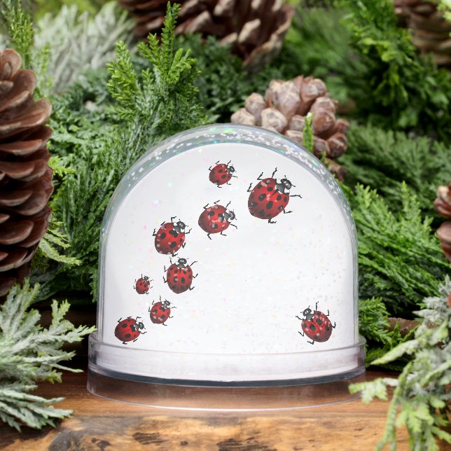 Ladybug Snow Globe Personalized Ladybug Snow Globe (Invierno)