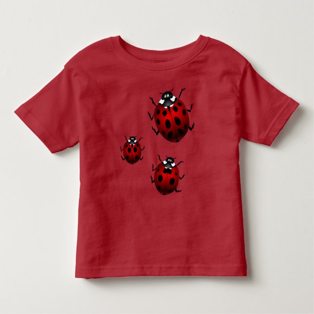 Ladybug Toddler Shirt Cute Ladybug Top (Anverso)