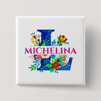LAFALAISE MICHELINA Botón Cuadrado Estilo No. 3508