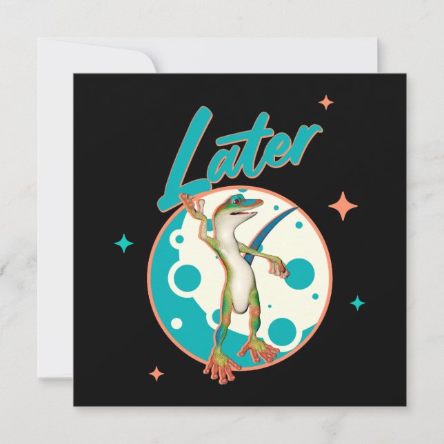 Lagarto Divertido Más Tarde (Anverso)