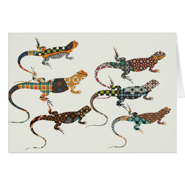 Lagartos Decorativos (Anverso (Horizontal))