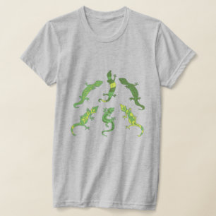 Lagartos escaladores de rocas. Camiseta