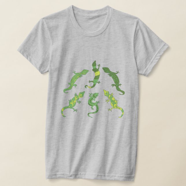 Lagartos escaladores de rocas. Camiseta (Distribución)
