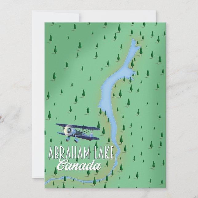 Lago Abraham, canadá (Anverso)