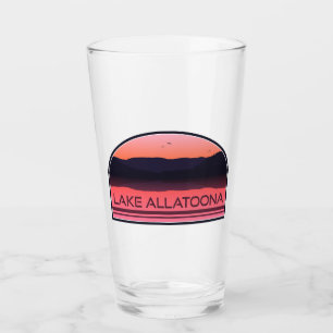 Lago Allatoona Georgia Red Sunrise