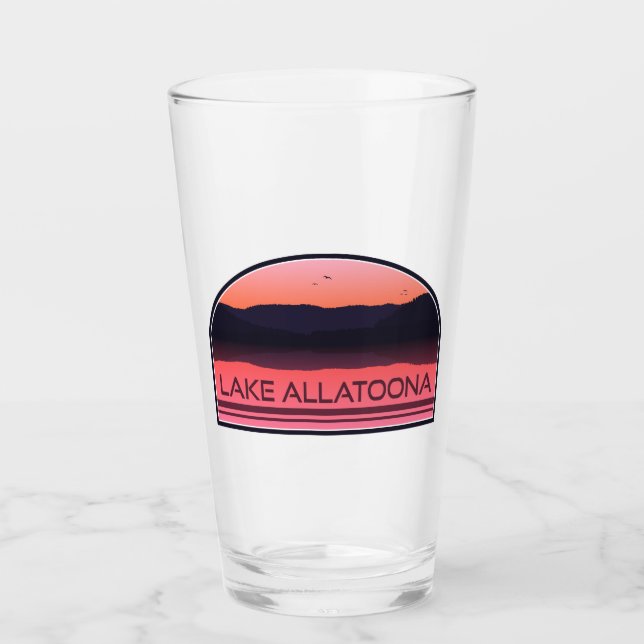 Lago Allatoona Georgia Red Sunrise (Anverso)