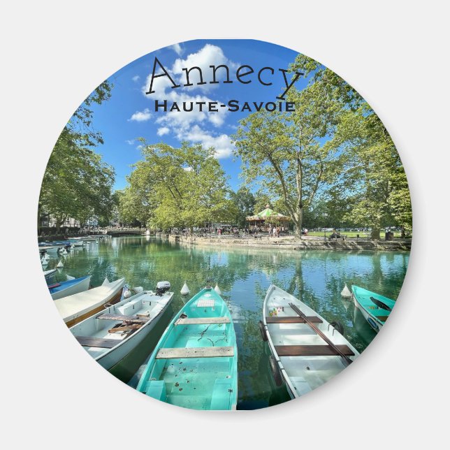 Lago Annecy, imán recto de Alta Saboya (Frente)