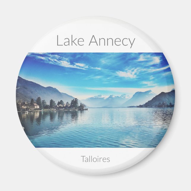 Lago Annecy, imán recto de Alta Saboya (Frente)
