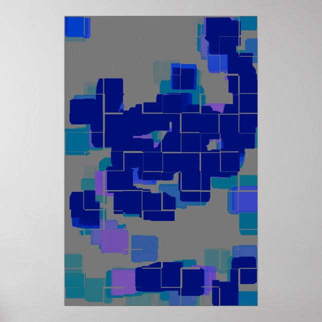 "Lago" Arte Geométrico (Frente)