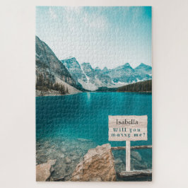 Lago Azul cristalino Lago Marry Me Puzzle