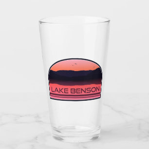 Lago Benson North Carolina Red Sunrise
