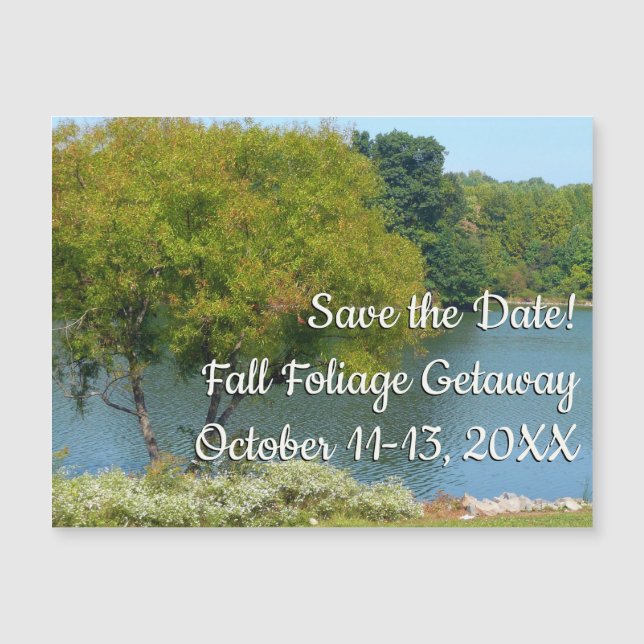 Lago Centennial en Ellicott City Maryland (Anverso)