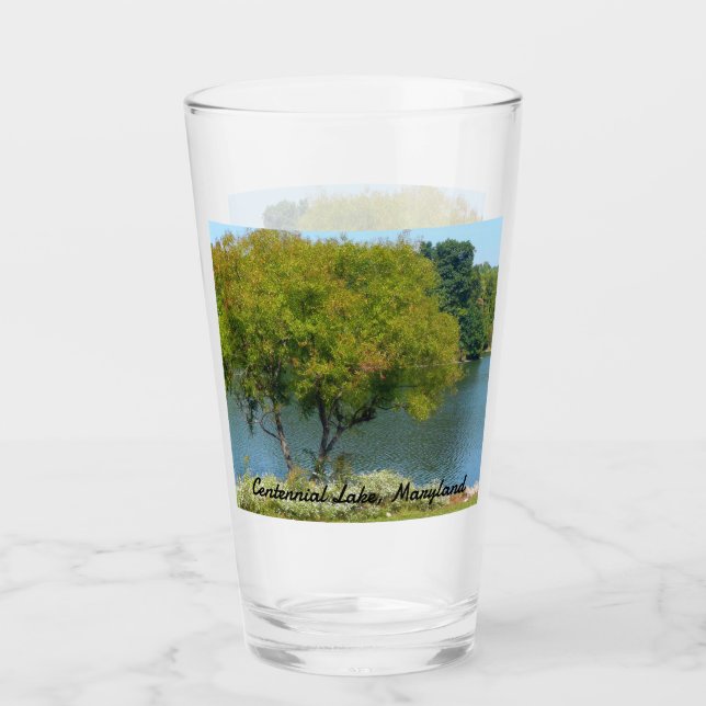 Lago Centennial en Ellicott City Maryland (Anverso)