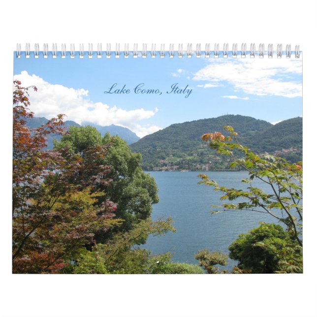 Lago Como, Calendario Italiano (Tapa)