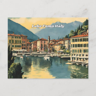 Lago Como, postal de Italia