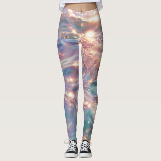 Lago con oro brillante Leggings