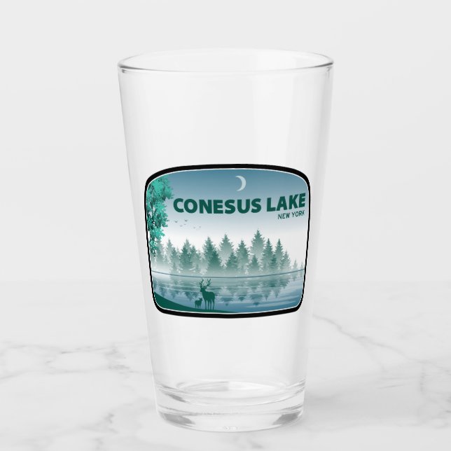 Lago Conesus Nueva York Ciervo (Anverso)