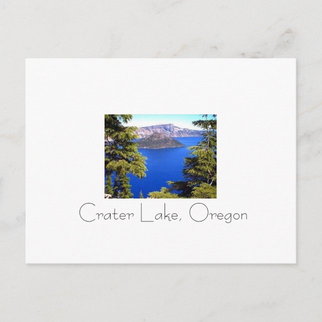 Lago Crater, Postal de Oregon (Anverso)