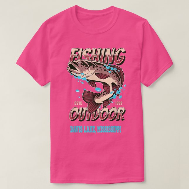 Lago Davis, Mississippi Top 100 Bass Pshing Lakes (Diseño del anverso)