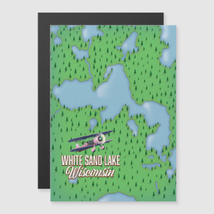 Lago de arena blanca Wisconsin