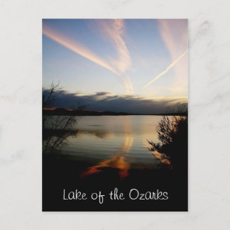 Lago de la postal de Ozarks