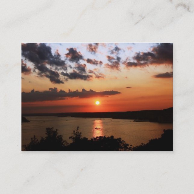 LAGO DE LA TARJETA DE VISITA DE OZARKS (Anverso)