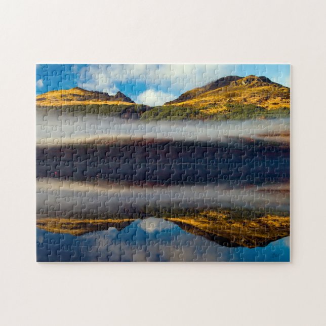 Lago de largo, Arrochar, rompecabezas de Escocia (Horizontal)