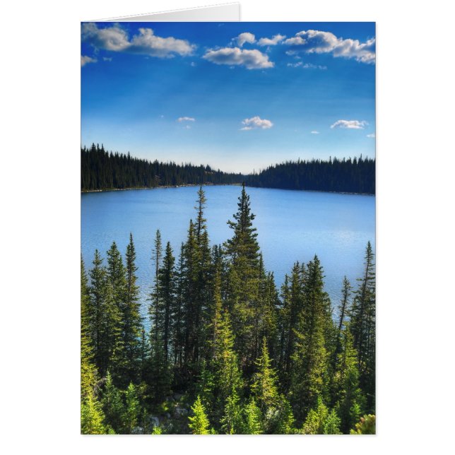 Lago de montaña (Frente)