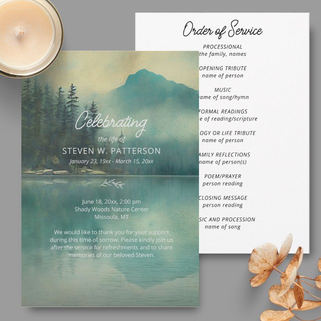 Lago de montaña, Programa de Funerales de Celebrac (Subido por el creador)