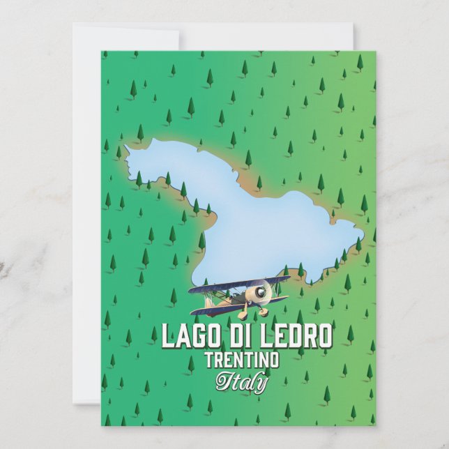 Lago di Ledro Terento Italia. (Anverso)