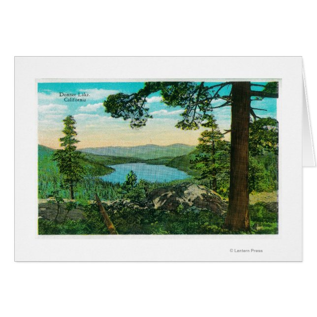 Lago Donner, California desde Ridge (Anverso (Horizontal))