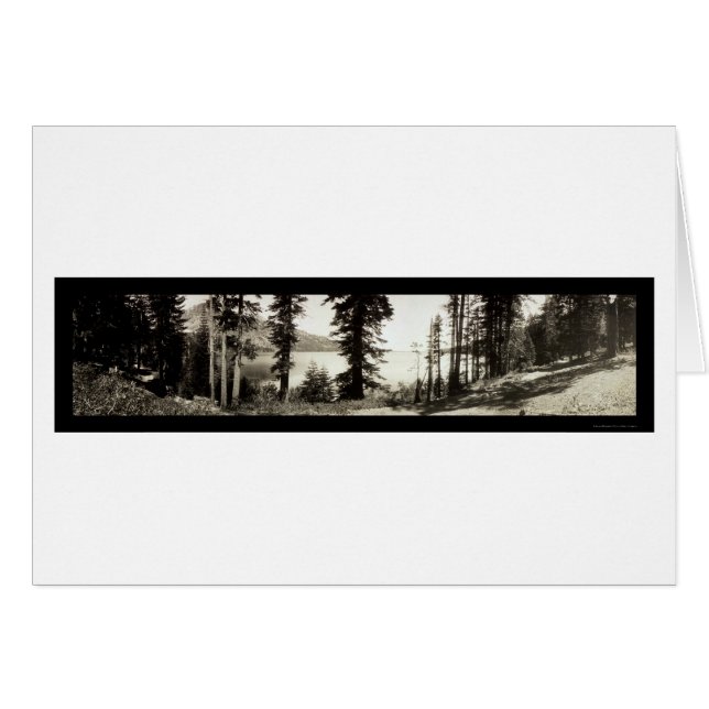 Lago Fallen Leaf Foto 1906 (Anverso (Horizontal))