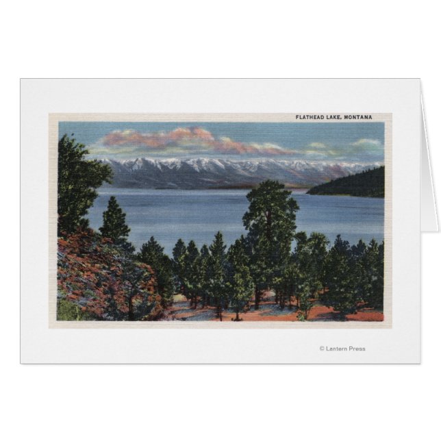 Lago Flathead, Montana (Anverso (Horizontal))
