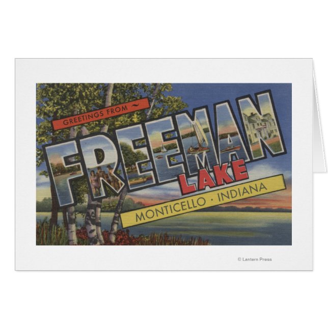 Lago Freeman - Escenas de letras grandes (Anverso (Horizontal))