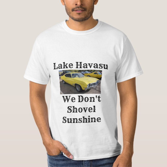Lago Havasu no lanzamos camiseta de sol (Anverso)