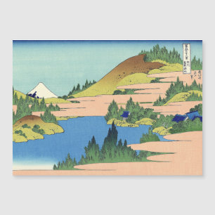 Lago Hokusai Hakone en la provincia de Sagami