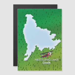 Lago Hubbard Mapa del lago del norte de Michigan