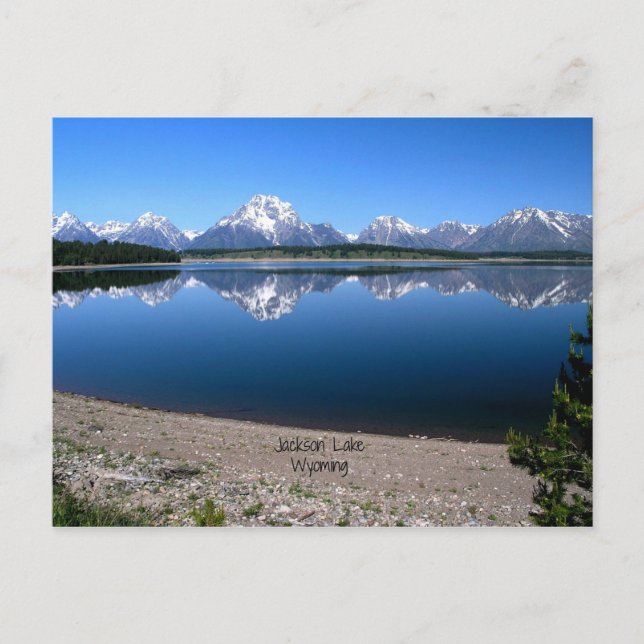 Lago Jackson, postal Wyoming (Anverso)