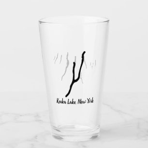 Lago Keuka, vaso de bebida NY