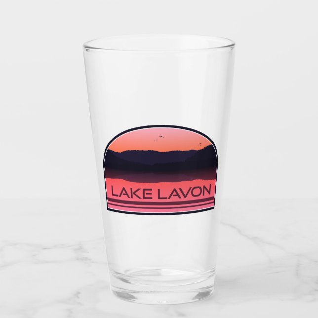 Lago Lavon Texas Red Sunrise (Anverso)